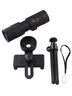 Connect and Capture 10 300X Zoom Monokular mit Telefonclip und Stativ