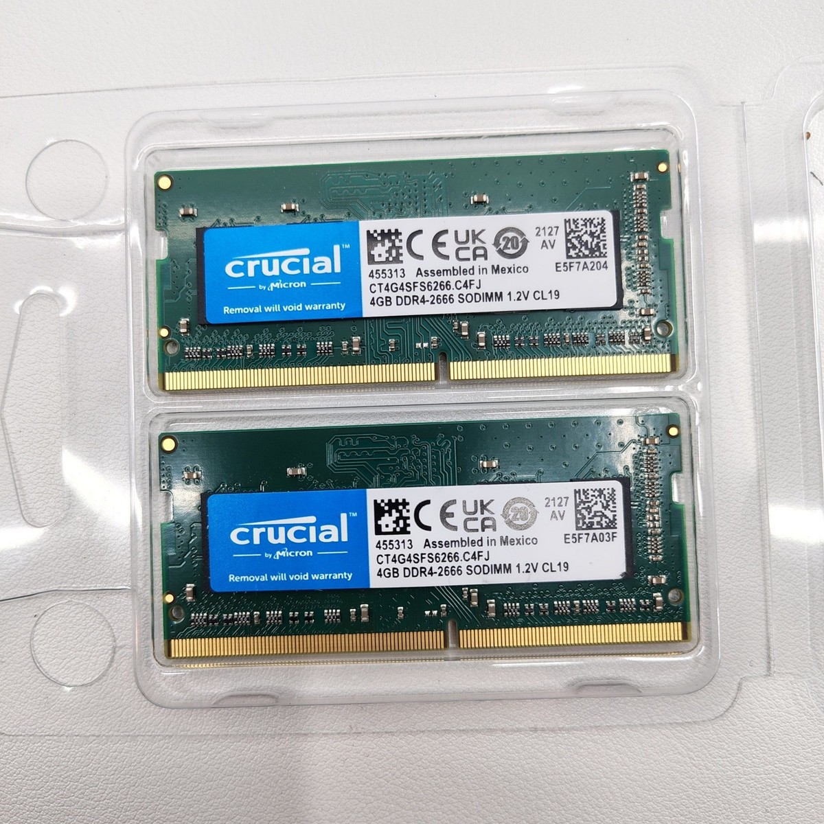 Crucial RAM 8GB Kit (2x4GB) DDR4-2666 SODIMM Laptop Memory