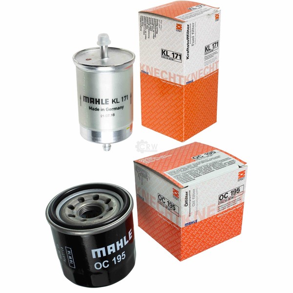 Mahle / Knecht Set Filterpaket Kraftstofffilter KL 171 ÖLfilter OC 195-image