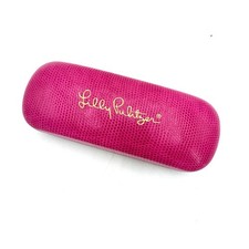 Lilly Pulitzer Pink Gold Sunglasses Eyeglasses Case