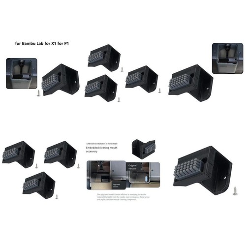 Cleaning Tool Embedded Nozzle Wiper High Temperature Resistant Robust Fit - Afbeelding 11 van 15