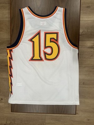 Supreme Bolt Basketball Jersey White #15 Yellow Navy Red SS18 Size