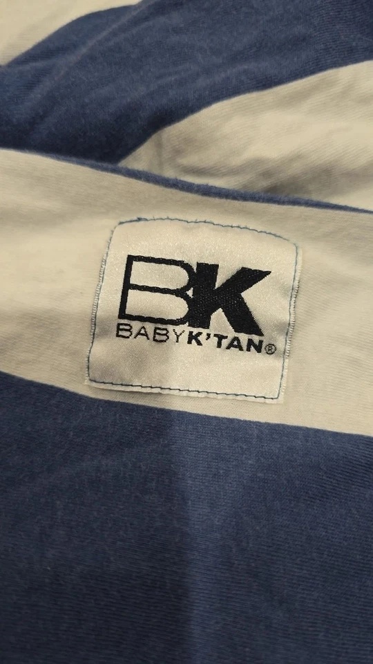 Portabebés K'tan Rayas Azul Marino y Blanco  Foto 3 de 3