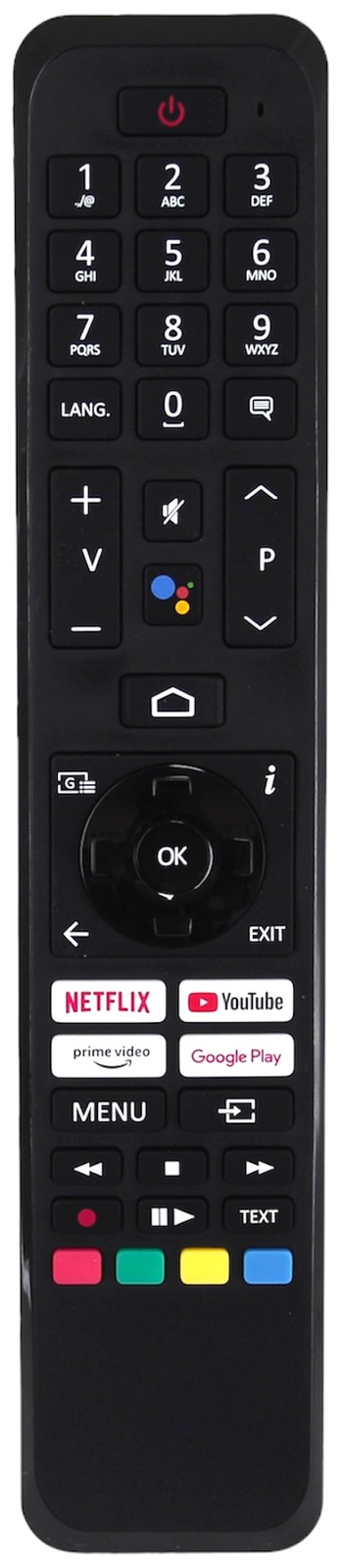 TOSHIBA Original Voice Remote Control – 43UA3D63DG, 43UA4B63DG, 43UA5D63DA