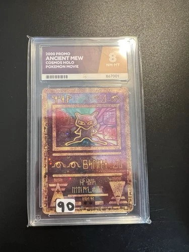 Pokémon TCG Ancient Mew Cosmos Holo 2000 Promo Pokémon Movie Graded NM-MT ACE 8
