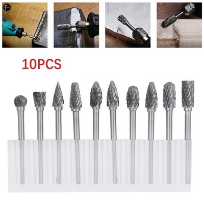 Rotierender Fräser Schnitzspitze Schleifmaschine Hochwertig Ersatzset 3mm Schaft