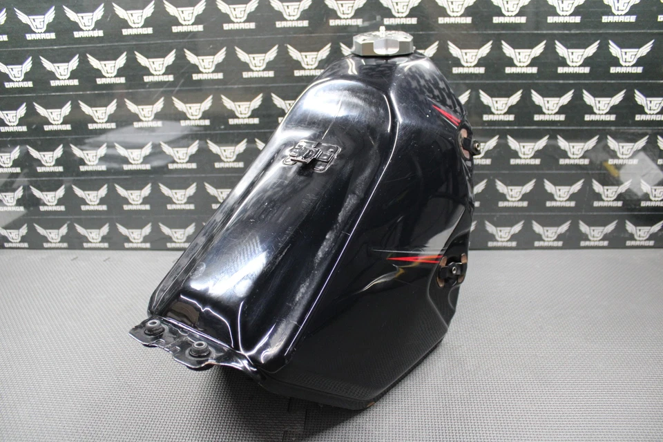 Suzuki DRZ400SM 2007 05-24 OEM depósito de pila de tanque de combustible de gasolina negro 49100-29FG0-01 Foto 2 de 4