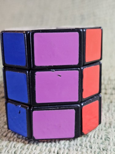 Vintage Rubik's Style Octagonal Barrel Puzzle Cube - Picture 9 of 24