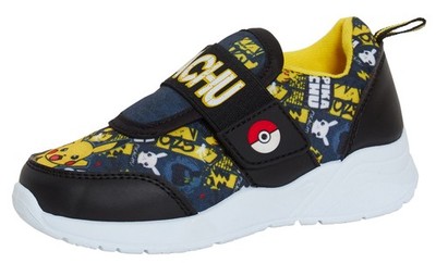 Jungen Pokemon Turnschuhe Kinder Pikachu Easy Touch Verschluss Sport Pumps Laufschuhe 