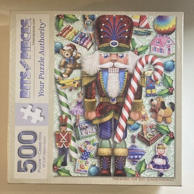 Bits and Pieces ''Nutcracker and Toys'' 500 Large Piece Puzzle by Randy Wollenmann