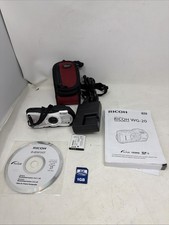 Ricoh WG-20 14MP Waterproof Shockproof Dustproof Digital Camera 5x Zoom - White