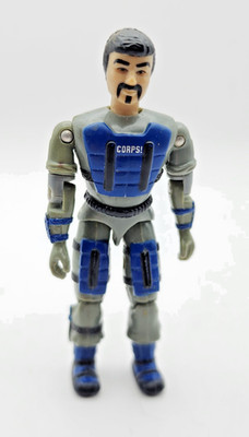 1990 Lanard The Corps Toxic Waster Figure. HTF Blue & Grey. b64