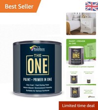 Effortless 1 Coat White Paint & Primer for Indoor/Outdoor | 250 ml Matte Finish