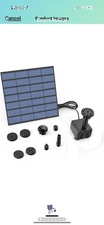 Solar Water Pump Fountain Garden Plants Watering Power Fountains Waterpump