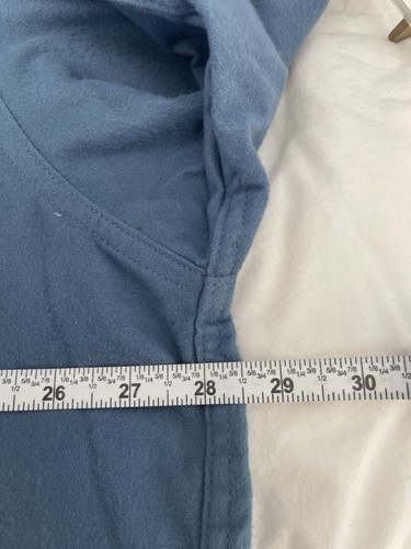 NWT- Vintage Five Brother Chamois Shirt- Men's 2XL - 100% Cotton- Blue - Picture 10 of 10