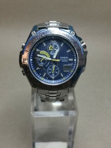 Casio Wave Ceptor Chrono WR 100M Model 4798 WVQ-570 Wrist Watch | eBay