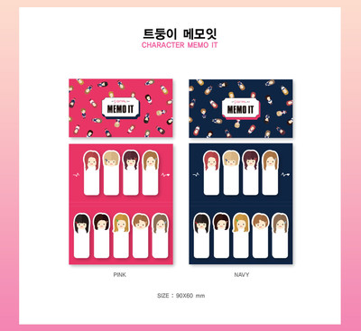 TWICE 1ST TOUR TWICELAND ENCORE OFFICIAL GOODS CHARACTER MEMO IT
