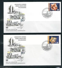 UN SC # NY 672-673 Paintings, Mural By Fernand Leger FDC . UNPA