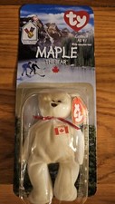 McDonalds Ty Beanie Baby Maple The Bear Collectible Sealed In Package 1997