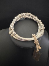 Authentic Uno De 50 Double Row Stretch Bracelet Small -Medium NWT 145