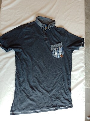 Herren Poloshirt Smith & Jones Größe (siehe Bilder) Kurzarm Blau 26708