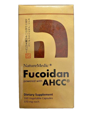 NatureMedic Fucoidan powered with AHCC 160 capsules