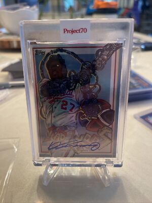 Topps Project 70 Vladimir Guerrero Sr On Card Auto 41/70 By Distorted Foil 513