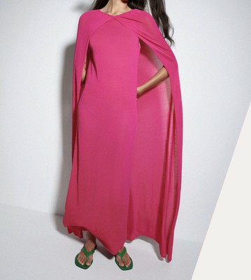 long frock with cape