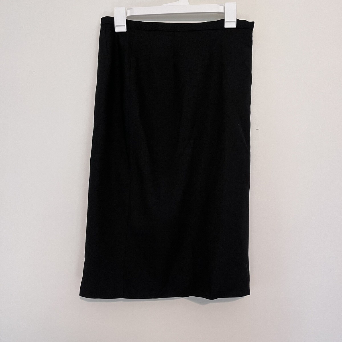 スカート DOLCE&GABBANA BLACK PENCIL SKIRT IN WOOL CREPE Dolce & Gabbana Women's Classic Wool Crepe Pencil Skirt in