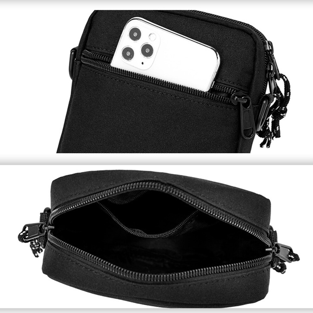 Casual Mini Crossbody Bag Small Mens Shoulder Bag Messenger Phone Bag