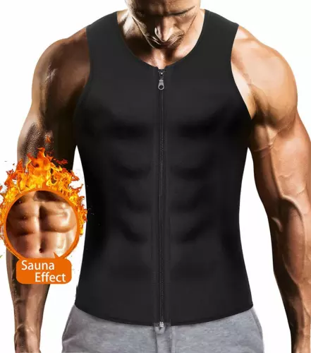 Fajas Reductoras Abdomen Para Hombres Sudar Perder Peso Entrenador De Cintura @ - Imagen 3 de 30