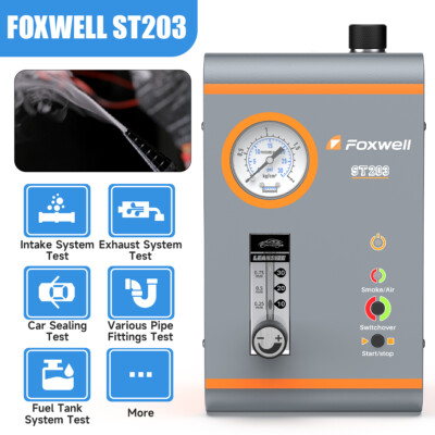 FOXWELL ST203 Automotive EVAP Smoke Machine Diagnostic Vacuum Leak Detector Tool
