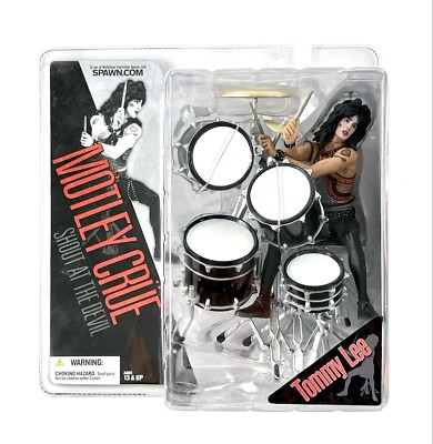 Motley Crue McFarlane Action Figure Vince Neil Tommy Lee Motley Crue McFarlane Action Figure Vince Neil Tommy Lee