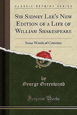 Sir Sidney Lee's New Edition of a Life of William - Picture 1 of 1