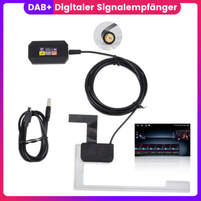 DAB Box Adapter Radio Antennentuner UKW Übertragung USB für Android Autoradio
