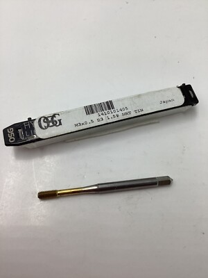 (QTY 3) OSG Hy-pro Tap  1410101405 M3x0.5 D3 1.5P NRT TIN Made in Japan