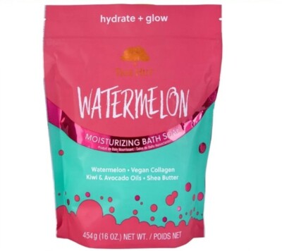 4 Tree Hut Bath Salts, Moisturizing Bath Soak, Helps Nourish, Soften & Tone Skin