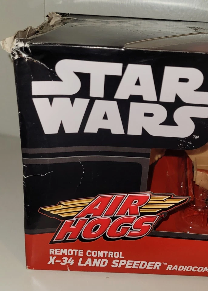 Star Wars Air Hogs Remote Control X-34 LandSpeeder R/C Lights w/Luke - Image 4 of 4