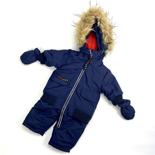 Canada Weather Gear Infant Snowsuit with Mittens 36 Months Navy Blue