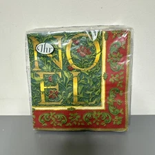 IHR Ideal Home Range Christmas NOEL Cocktail Napkins, 20-Count, 5"