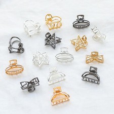 Women Girls Alloy Hollow Hair Claw Clip Clamp Elegant Hairpin Accessories Gift