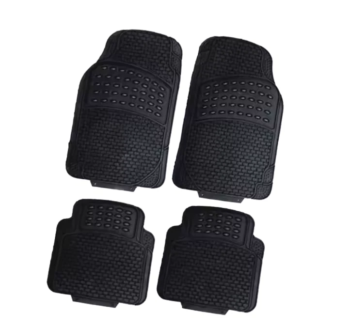 For all Jaguar Floor Mats Passenger Side 4 Pieces Quick Dry Rubber Material Blac - Image 4 of 4