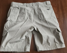 DICKIES Cargo Shorts Mens 36 Khaki Industrial Work Wear Tan Beige Mens Size 36