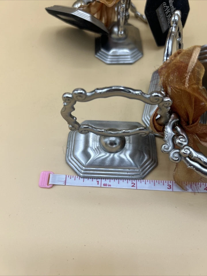 Набор из 8 серебряных колец/карт для салфеток Southern Living at Home Redmont Heirloom - Изображение 3 из 3