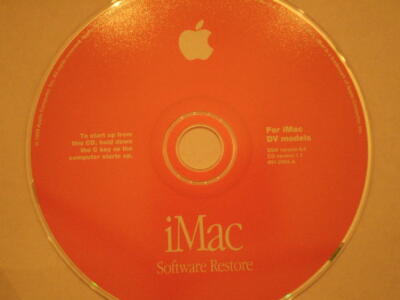 Apple Macintosh iMac DV (1999) Software Media Pack 600-7630A - 8 CD s