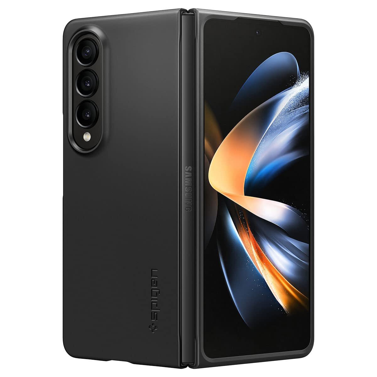 Spigen Cover Air Skin Compatibile con Samsung Galaxy Z Fold 4 5G - Nero