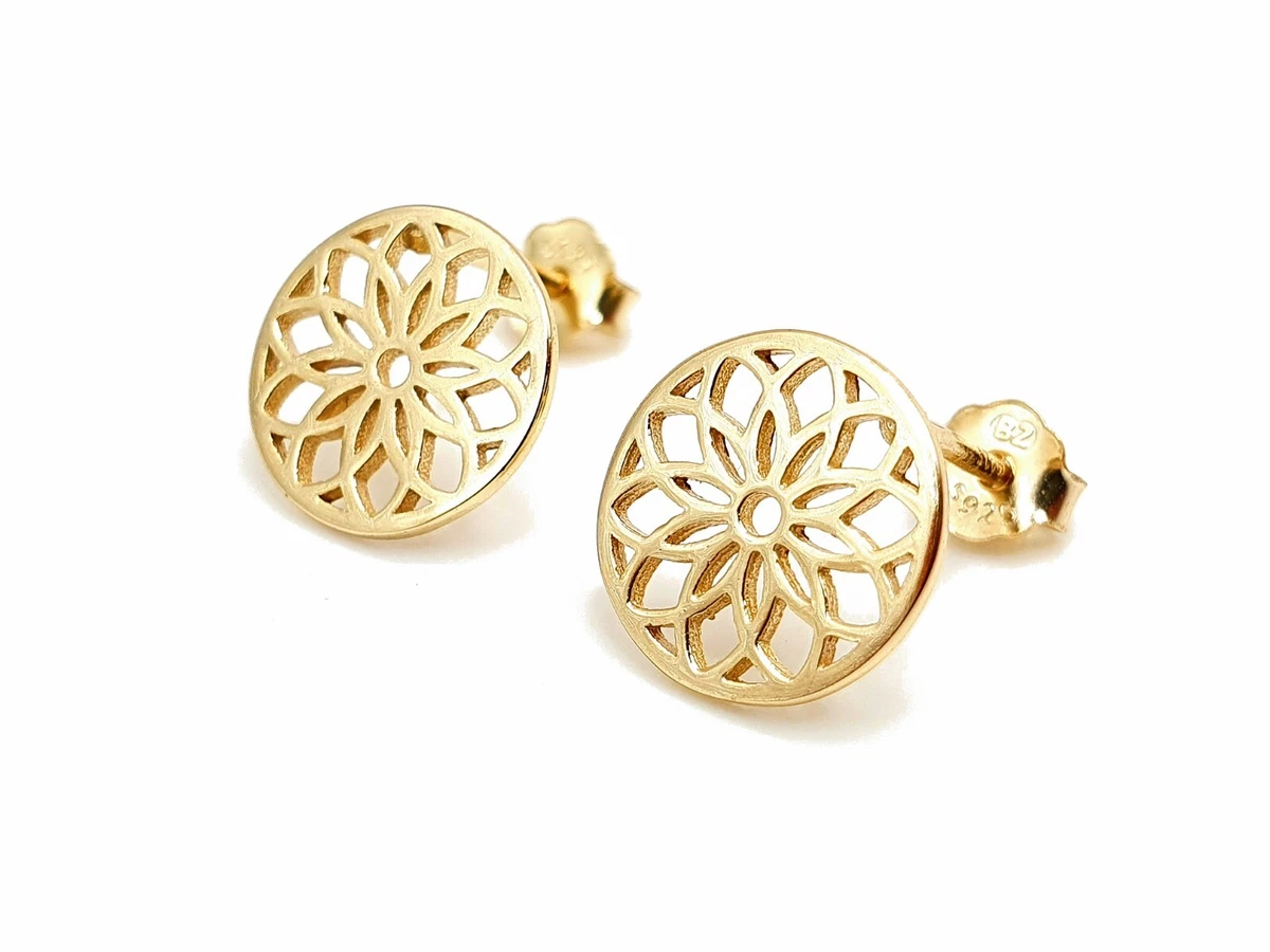 Mandala store stud earrings