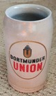 Dortmunder Union Stoneware Pottery Mug 1 Liter Stein with a small chip — photo 1