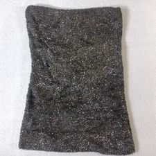 Nicole Miller Collection Womens Skirt Black Lurex Size Small  24" Waist Stretchy