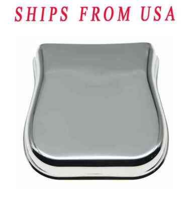KAISH Vintage Ashtray Tele Bridge Cover Protector for Fender Telecaster Chrome